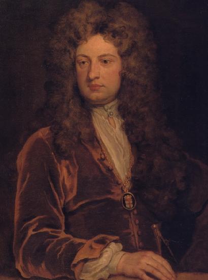 Sir Godfrey Kneller Portrait of John Vanbrugh oil painting picture